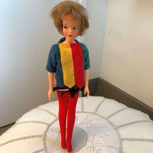 Vintage Ideal red hair Tammy Doll t12b Original Tagged Outfit Pizza Anyone